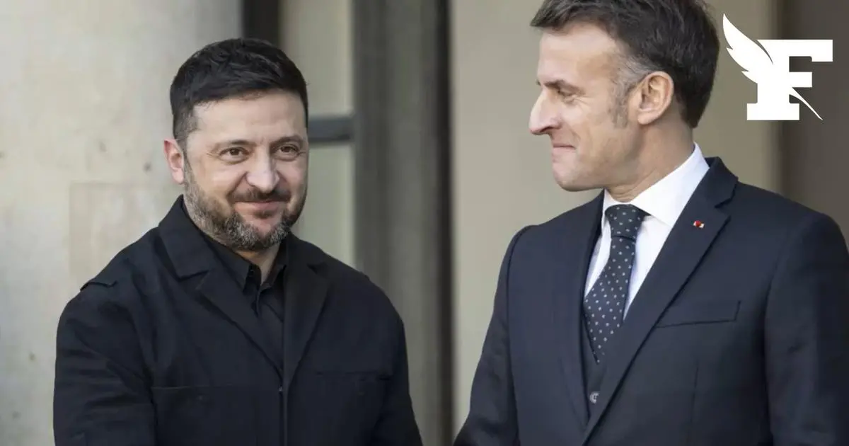 Volodymyr Zelensky reçu par Emmanuel Macron à l’Elysée ce vendredi