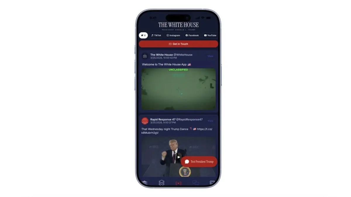 The White House App Is Reportedly About to Automatically Load Onto All DHS Mobile Devices